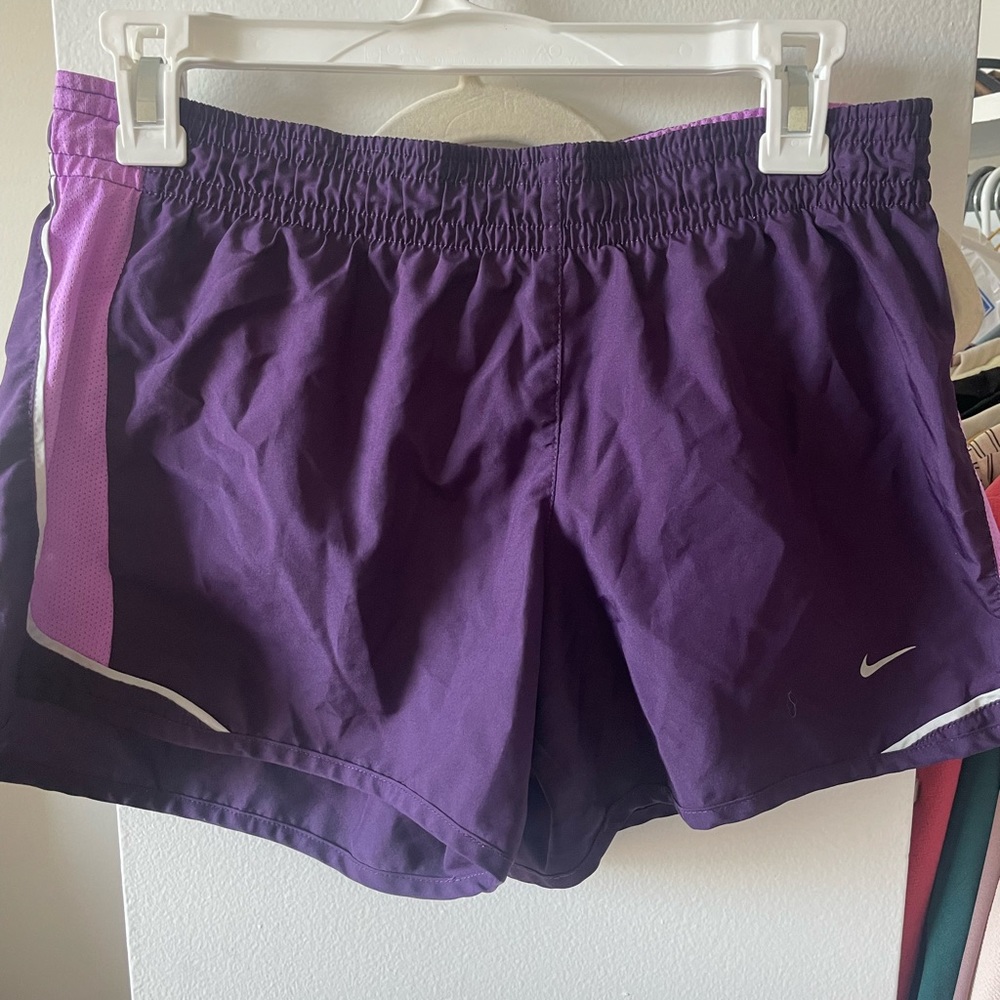 Purple Nike Dri-Fit Running Shorts